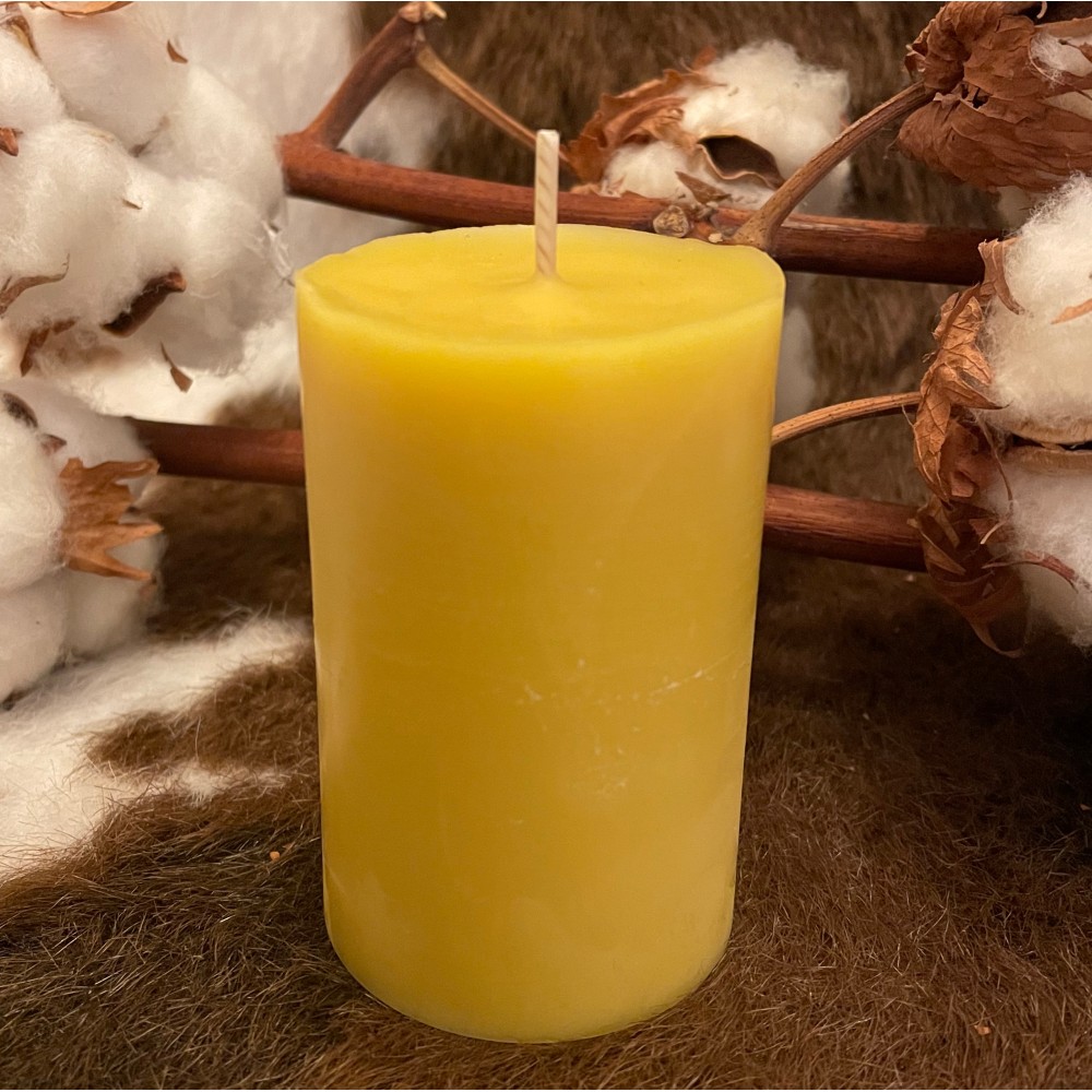 HotStar Candle in Pure Natural Beeswax 48x75 mm Made in Italy