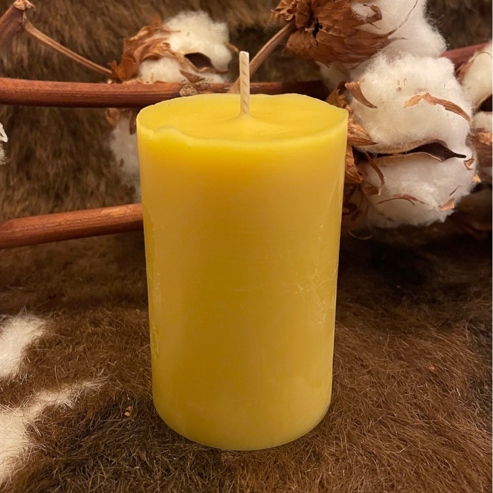 HotStar Candle in Pure Natural Beeswax 48x75 mm Made in Italy