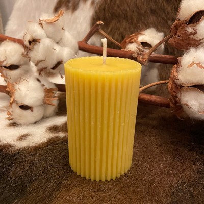 HotStar Candle in Pure Natural Beeswax 48x75 mm Made in Italy N400092300803
