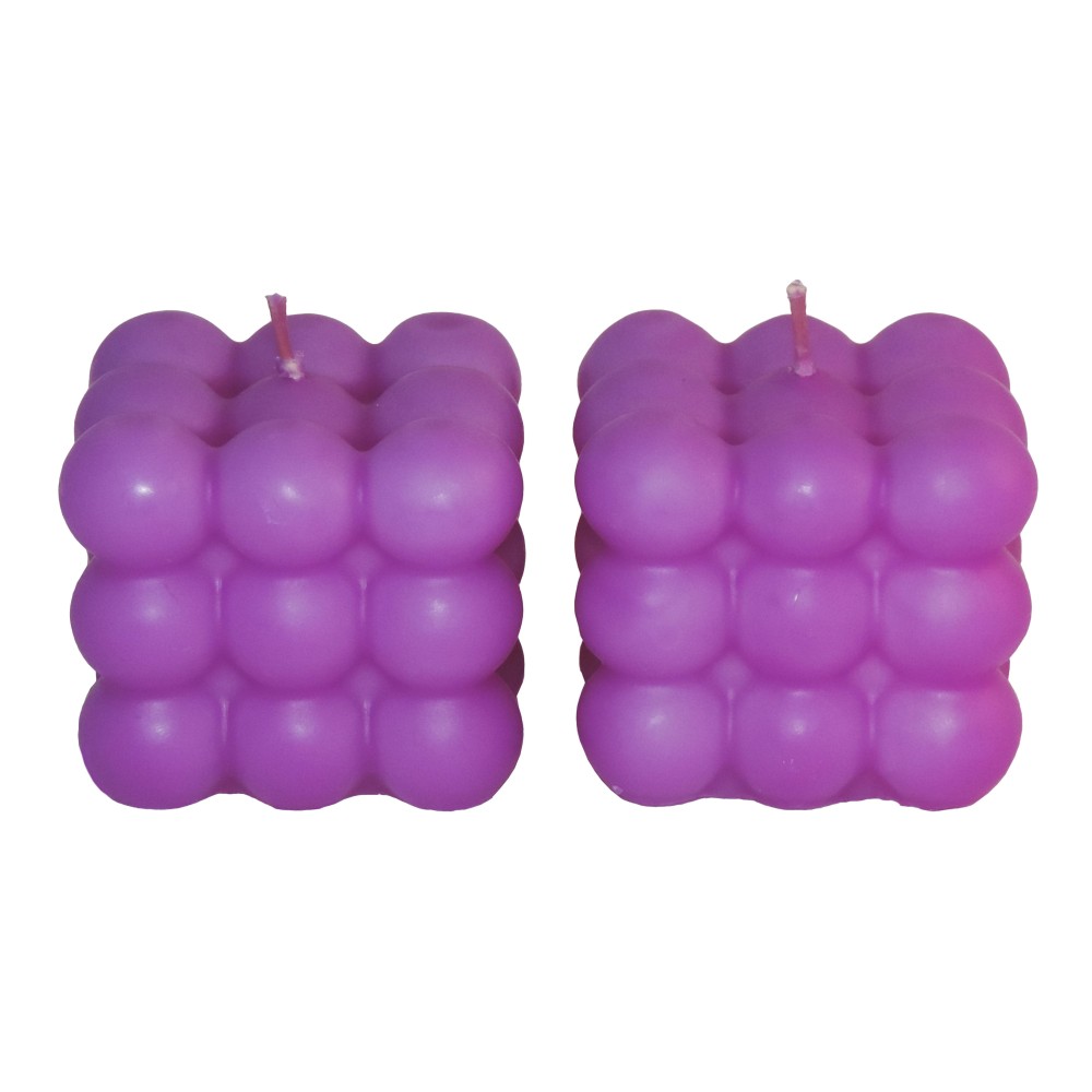 HotStar Bubble Candles, scented 55x60 mm cf 2Pcs
