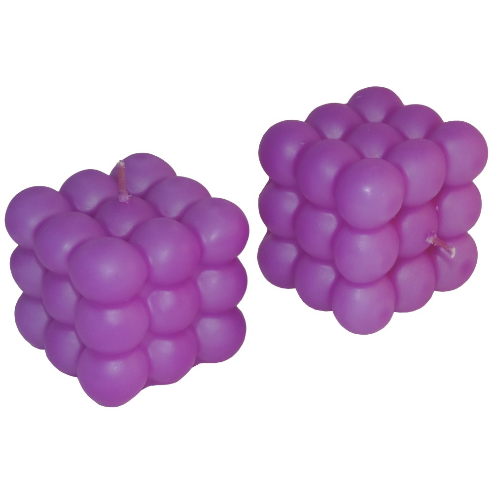 HotStar Bubble Candles, scented 55x60 mm cf 2Pcs