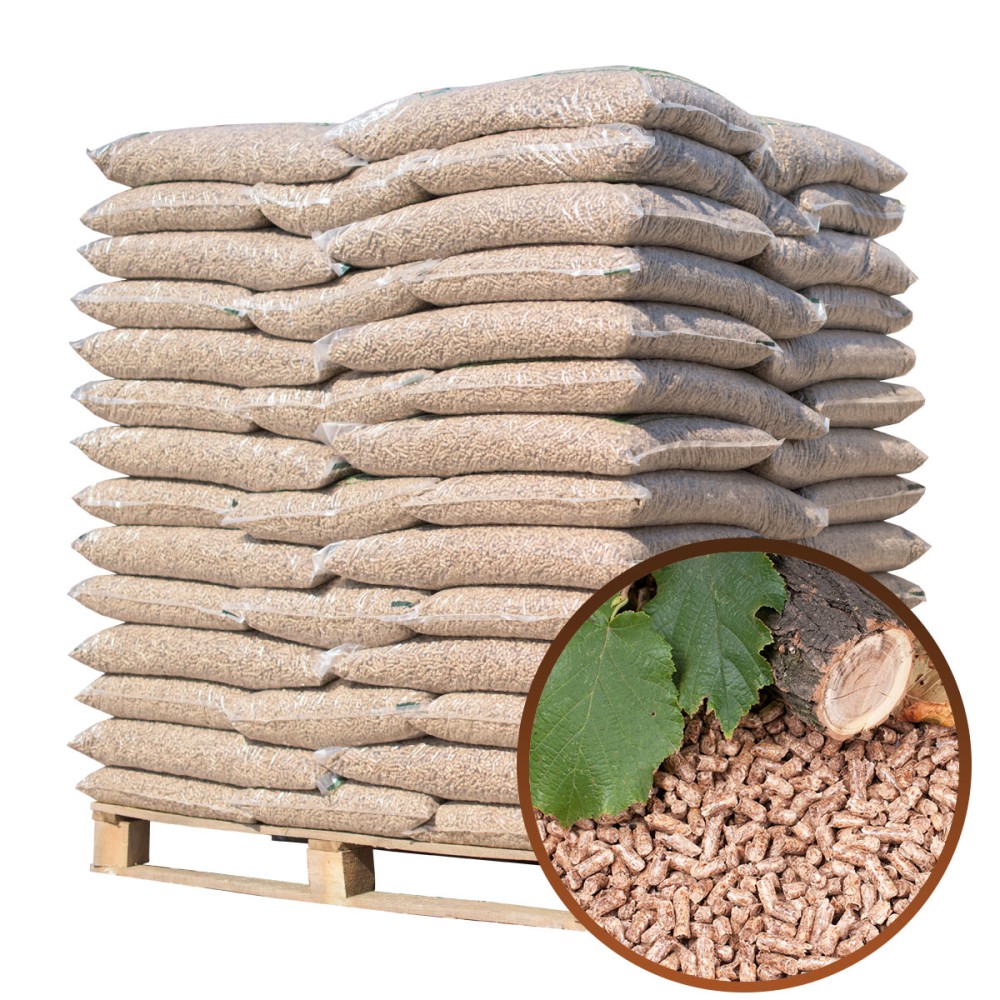 Beech Pellets Pallet of 70 bags of 15kg HotStar 100% certified A1 pure natural wood CROATIA
