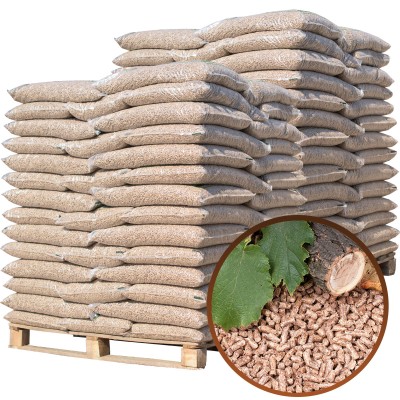 Beech Pellets 2 Pallets of 70 Bags of 15Kg (140 Bags) HotStar 100% Certified A1 Pure Natural Wood CROATIA