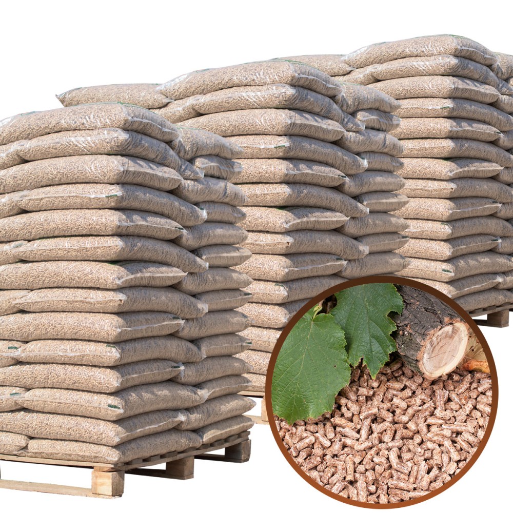 Beech Pellets 3 Pallets of 70 Bags of 15Kg (210 Bags) HotStar 100% Certified A1 Pure Natural Wood CROATIA