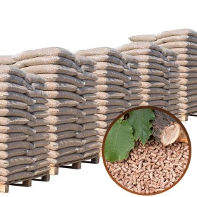 Beech Pellets 5 Pallets of 70 Bags of 15Kg (350 Bags) HotStar 100% Certified A1 Pure Natural Wood CROATIA
