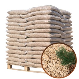 Spruce Pellets Pallet of 70 bags of 15kg HotStar 100% certified A1 pure natural wood CROATIA