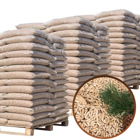 Fir Pellets 3 Pallets of 70 Bags of 15Kg (210 Bags) HotStar 100% Certified A1 Pure Natural Wood CROATIA