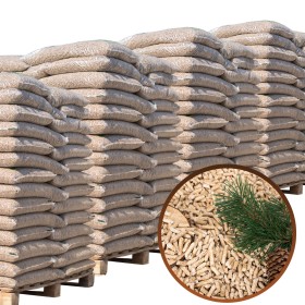 Fir Pellets 4 Pallets of 70 Bags of 15Kg (280 Bags) HotStar 100% Certified A1 Pure Natural Wood CROATIA
