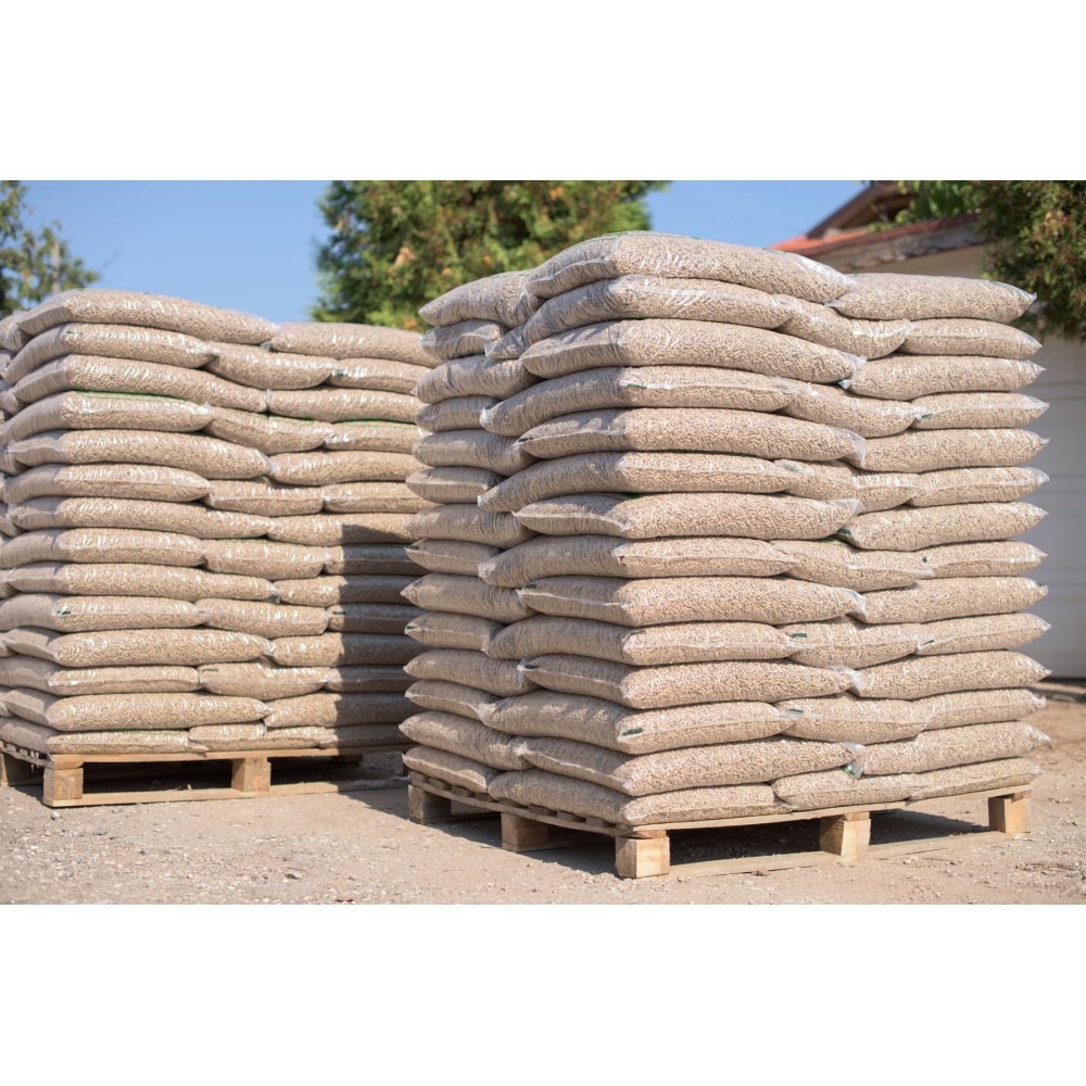 Pellet Fir Beech MIX Pallet of 70 bags of 15Kg HotStar 100% certified A1 pure natural wood CROATIA