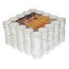 HotStar Lumini Tealight Unscented Candles 4h 200Pcs White Made in Italy